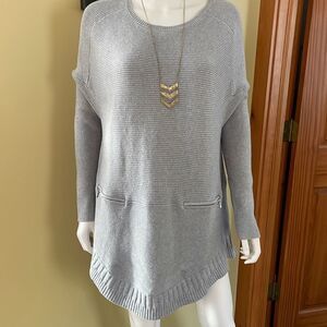 Victoria’s Secret Sweater Tunic Small Cotton Blue